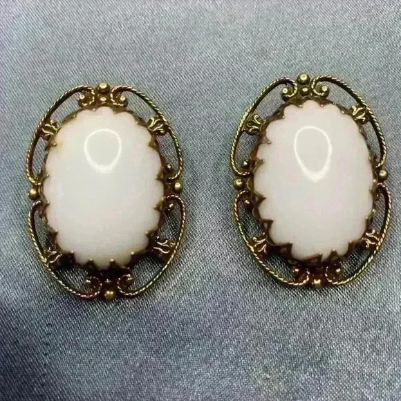 Original by Robert Vintage Custom Costume Jewelry Earrings Clip-ons - Picture 1 of 3